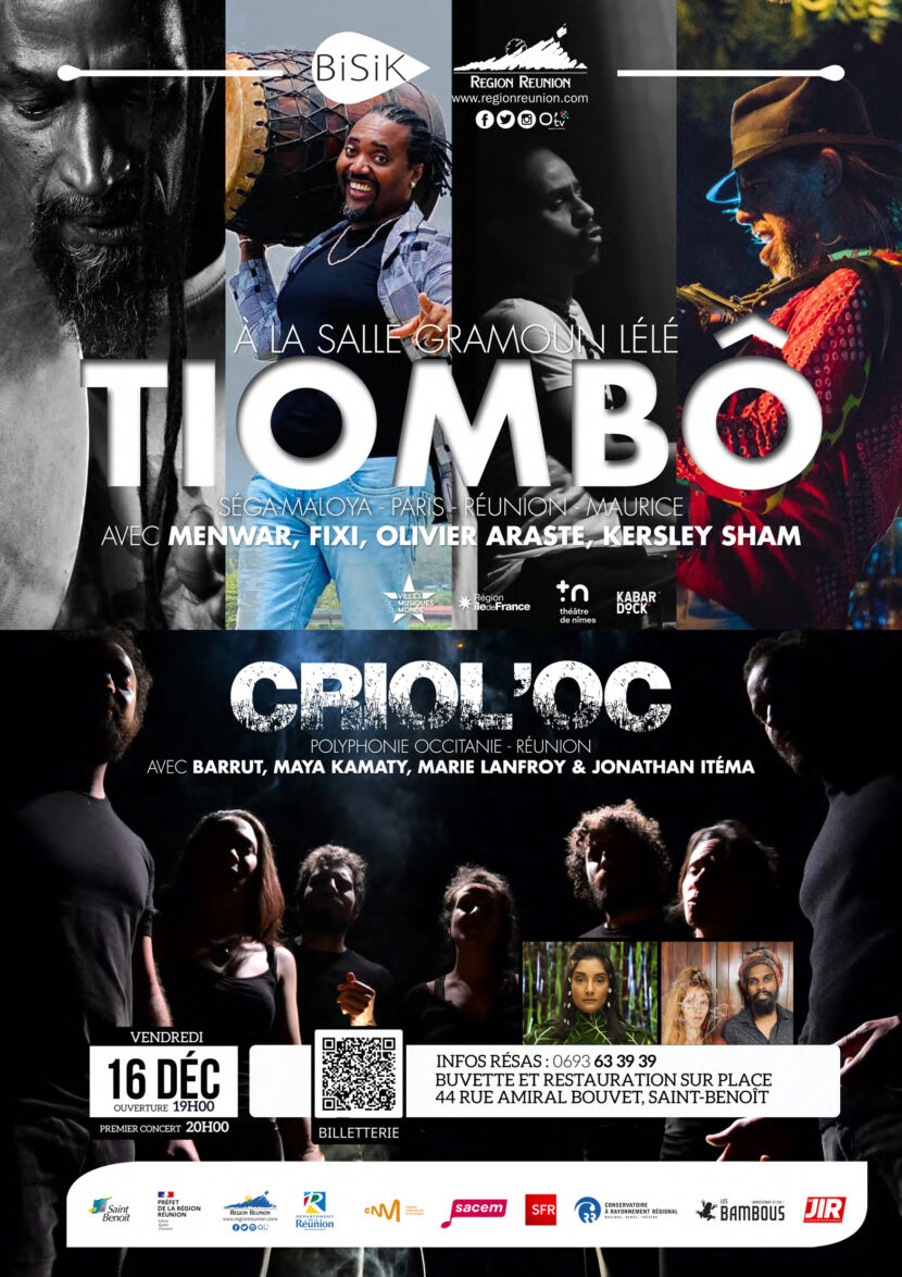 Affiche TIOMBO et CRIOL'OC