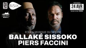 Ballaké Sissoko et Piers Faccini à la Salle Gramoun Lélé avec le Bisik @ Salle Gramoun Lélé