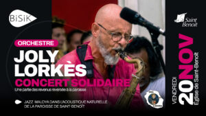 JOLY LORKÈS À L’ÉGLISE DE SAINT-BENOÎT @ Église de Saint-Benoît