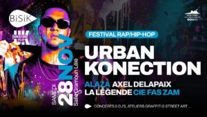 Urban Konection Festival X  le Bisik à la Salle Gramoun Lélé @ Salle Gramoun Lélé