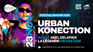 Urban Konection Festival X le Bisik à la Salle Gramoun Lélé @ Salle Gramoun Lélé